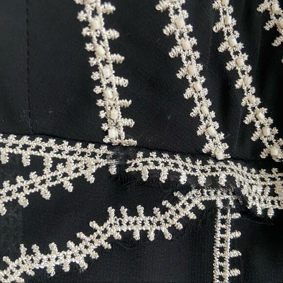 Eliza J Halter Beaded Embroidered Midi Fit & Flare Dress Size 6 - Picture 9 of 9